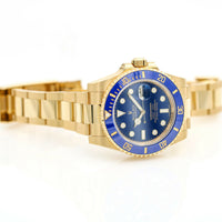 2019 Men's Rolex Submariner Date 18k Yellow Gold 116618LB