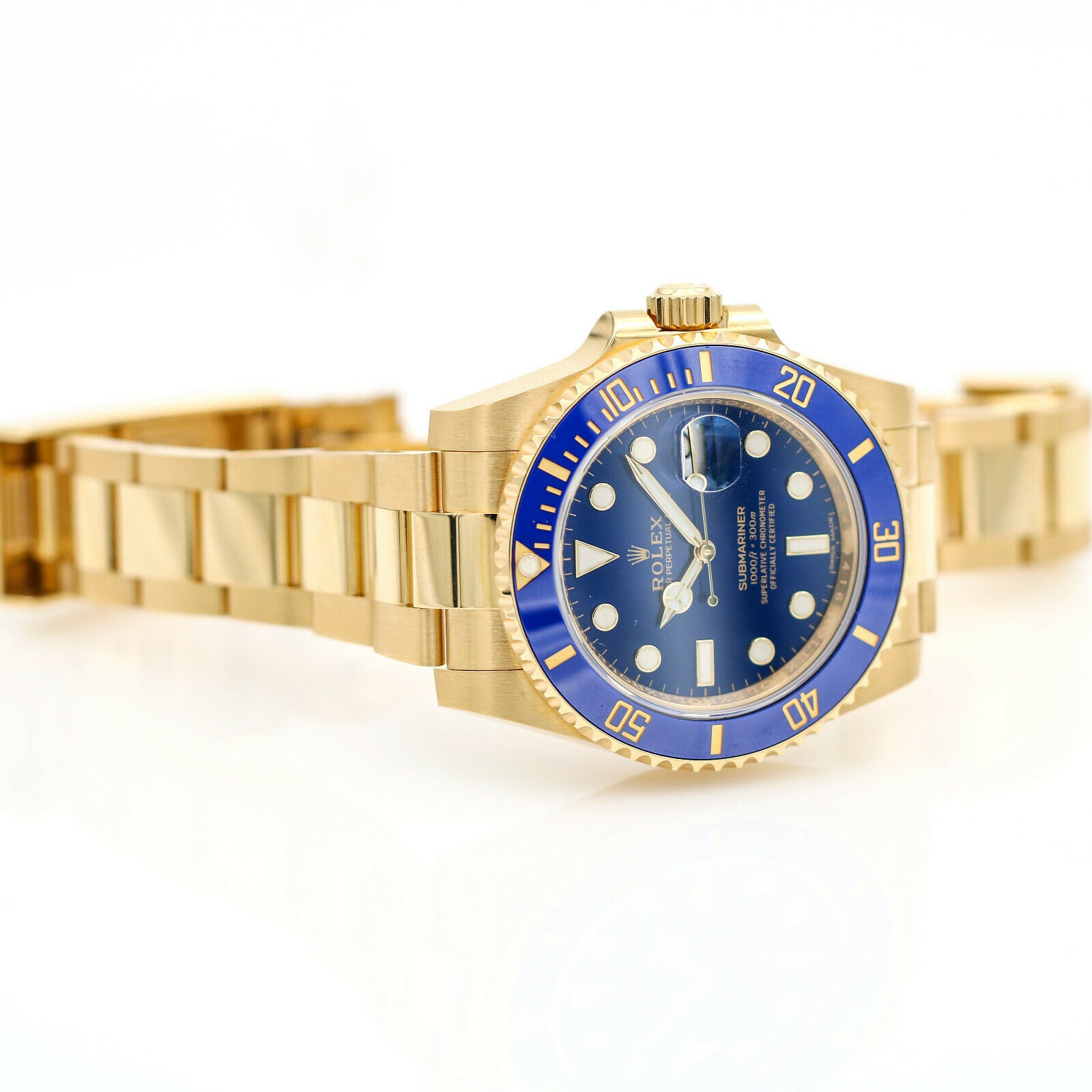 2019 Men's Rolex Submariner Date 18k Yellow Gold 116618LB