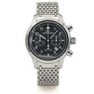 IWC Flieger Pilot Chronograph Watch in Stainless Steel with Black Dial 3741
