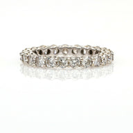 2.20 carat Diamond Eternity Band Ring in 14k White Gold