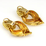 Henry Dunay Clip-on Dangle Earrings in 18k Yellow Gold