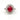 5.50 ct Ruby and Diamond Double Halo Statement Ring in 14k White Gold