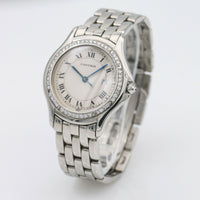 Cartier Cougar in Stainless Steel with Custom Diamond Bezel 987904