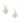 14k White Gold Diamond Earrings