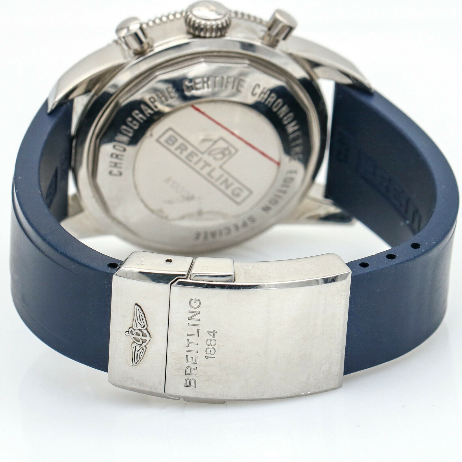 Breitling Superocean Heritage Blue Men's Rubber Strap Watch - A13320