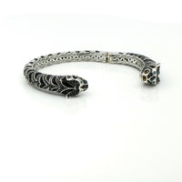 John Hardy Legends Macan Tiger Lava Kick Cuff Bracelet Sterling Silver
