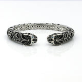 John Hardy Legends Macan Tiger Lava Kick Cuff Bracelet Sterling Silver