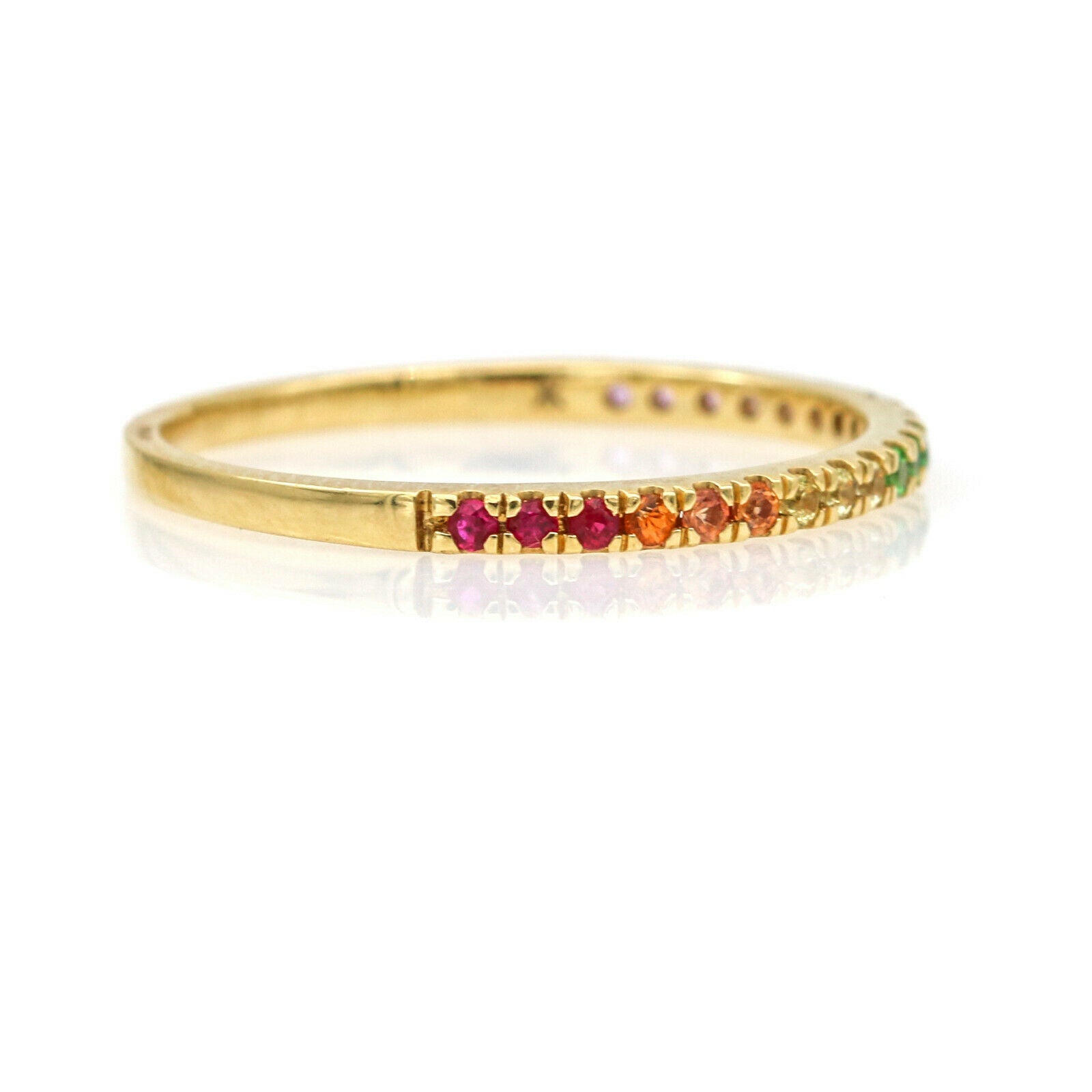 Khai Khai Rainbow Thread Ring in 18k Yellow Gold