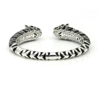 John Hardy Legends Macan Tiger Lava Kick Cuff Bracelet Sterling Silver