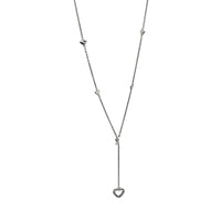 Tiffany & Co. Hearts Lariat Necklace in Sterling Silver