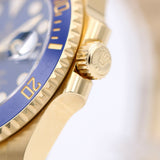2019 Men's Rolex Submariner Date 18k Yellow Gold 116618LB