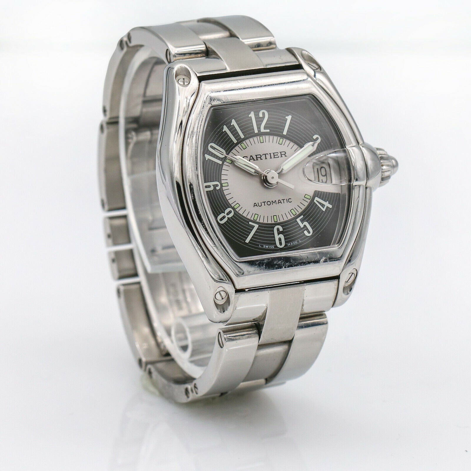 Cartier Roadster Date Stainless Steel Automatic Men's Watch 2510