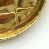 Tiffany & Co. Alligator Textured Compact in 18k Yellow Gold Vintage