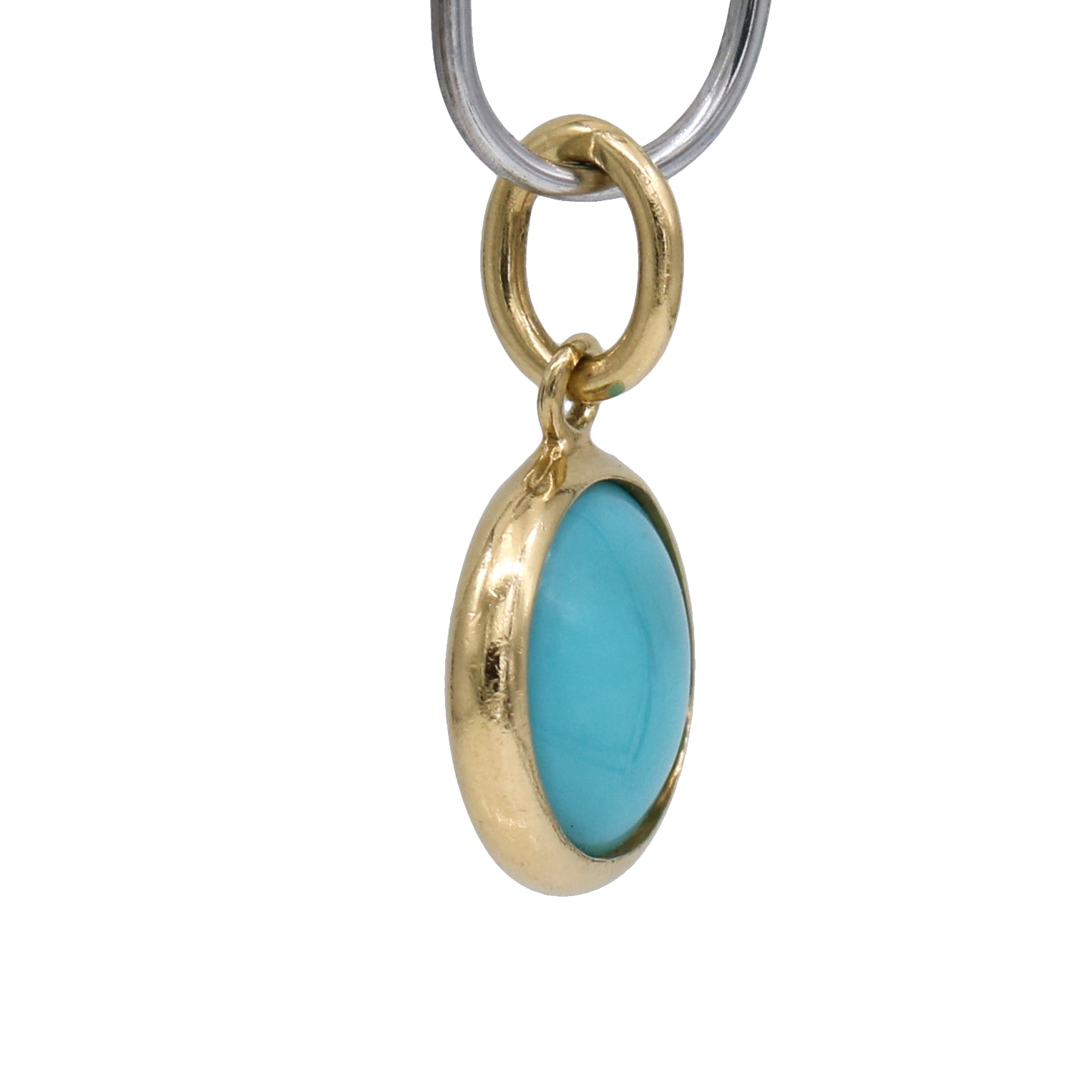 Tiffany & Co. Paloma Picasso Turquoise Dot Charm in 18k Yellow Gold