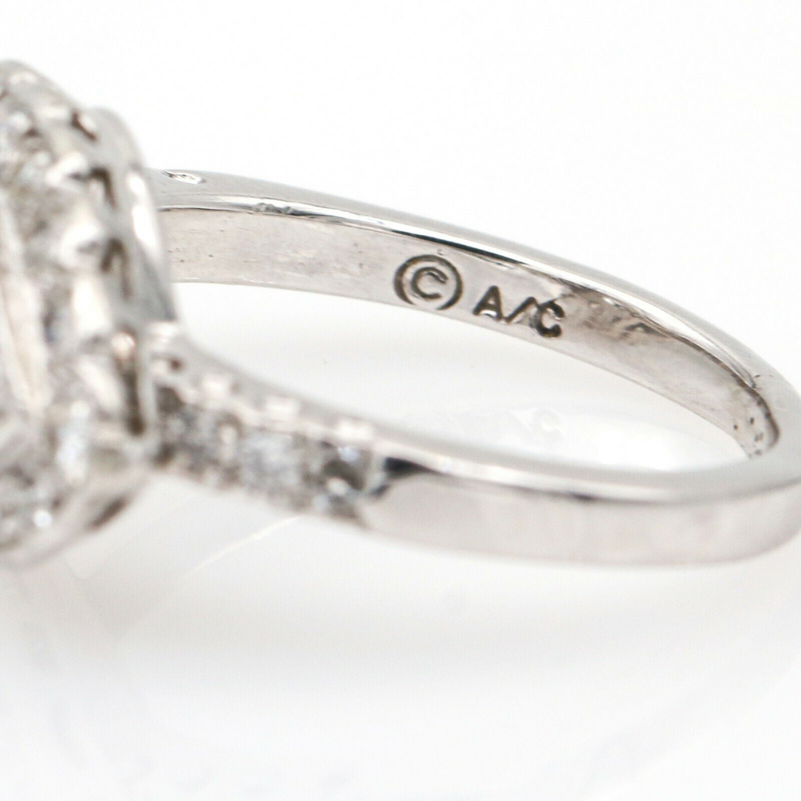 Women's Art Deco Style Diamond Navel Ring in 18k White Gold