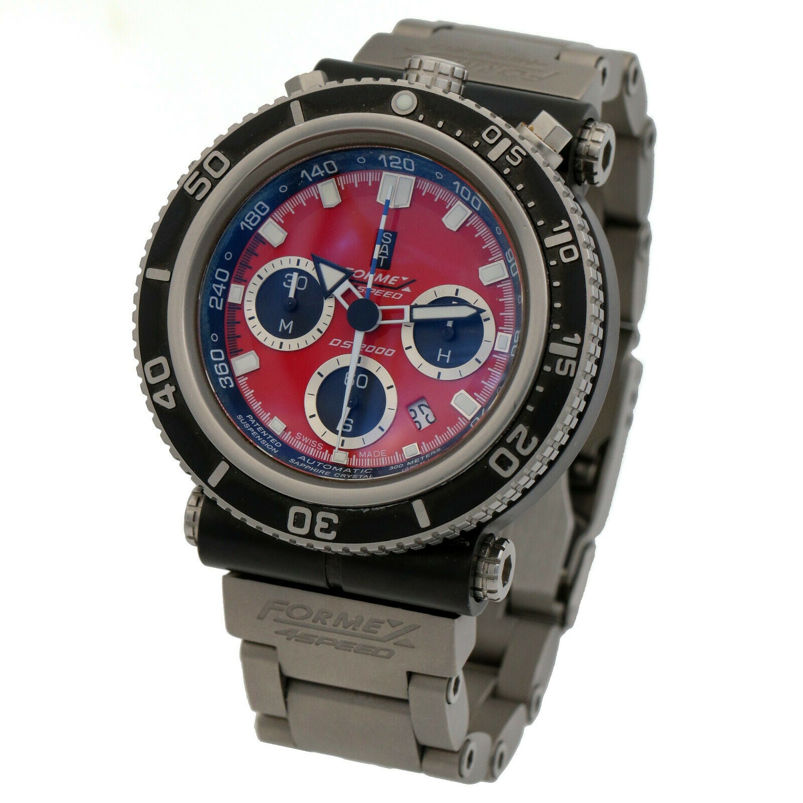 Formex 4 Speed Limited Edition DS2000 Titanium Chrono Diver Watch with Box set