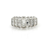 Mayor's 3.35 ct Diamond Anniversary Band Ring in 18k White Gold