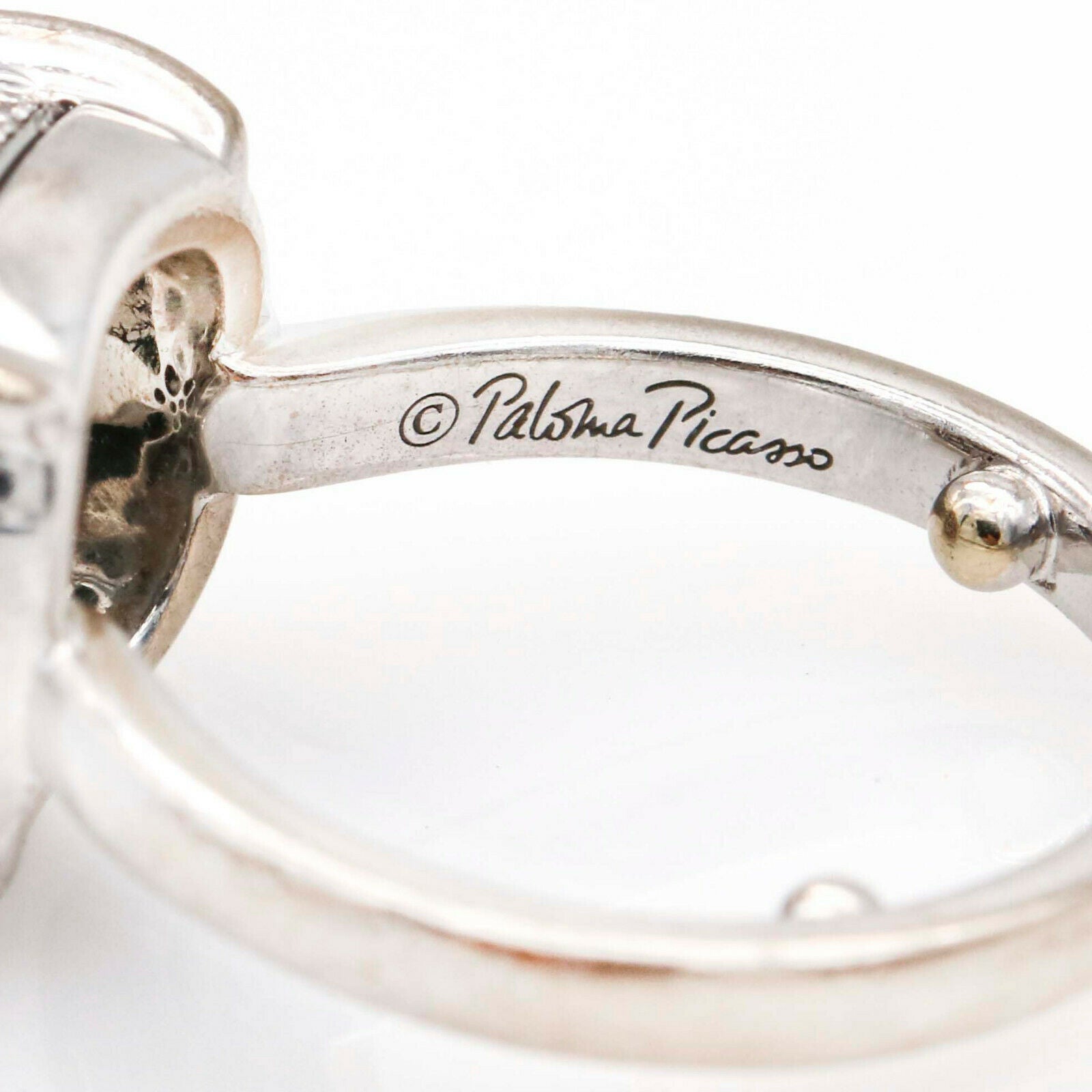 Tiffany & Co. Paloma Picasso Diamond Sugar Stacks Ring in 18k White Gold