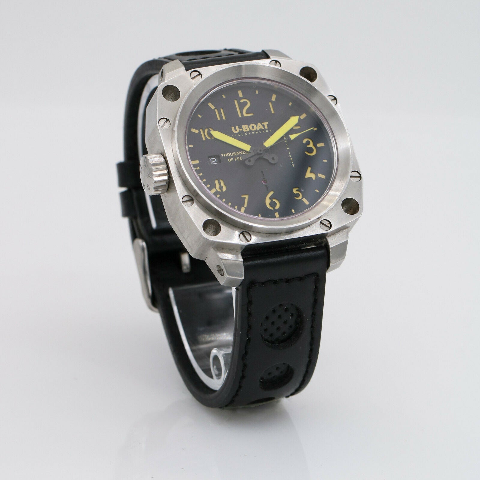 U-Boat Italo Fontana Titan Black Men's Automatic with Box and Papers