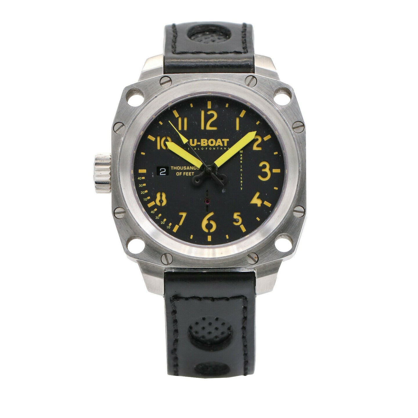 U-Boat Italo Fontana Titan Black Men's Automatic with Box and Papers