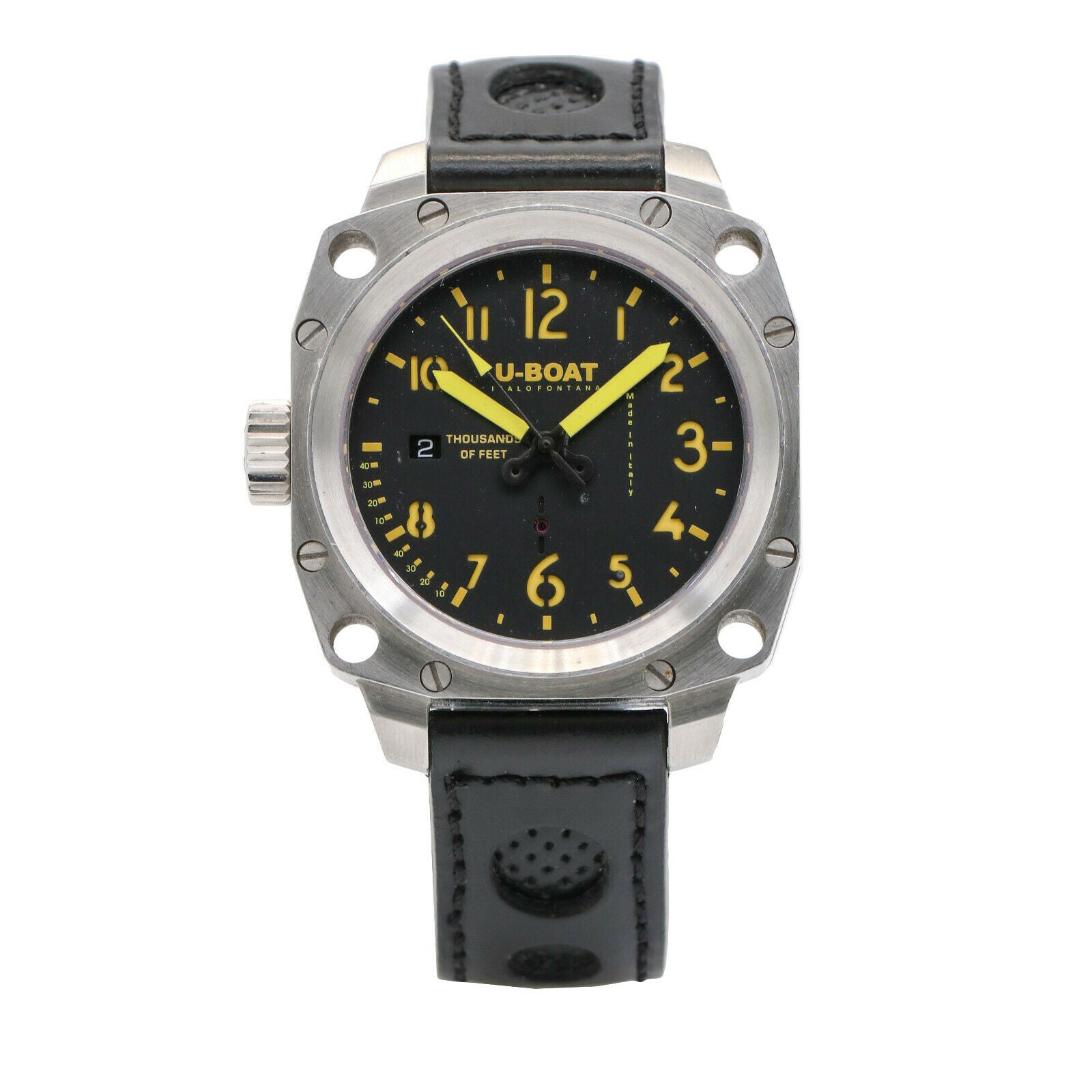 U-Boat Italo Fontana Titan Black Men's Automatic with Box and Papers