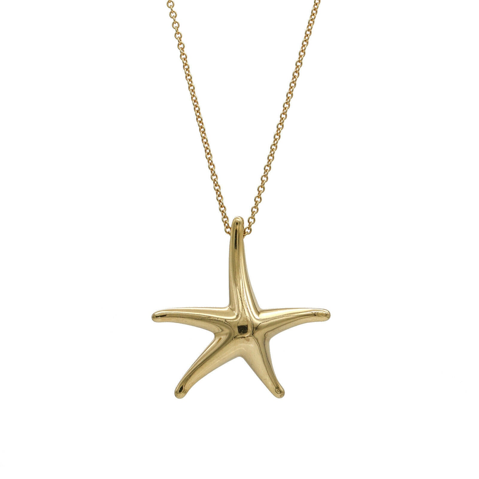 Tiffany & Co. Elsa Peretti Starfish Necklace in 18k Yellow Gold