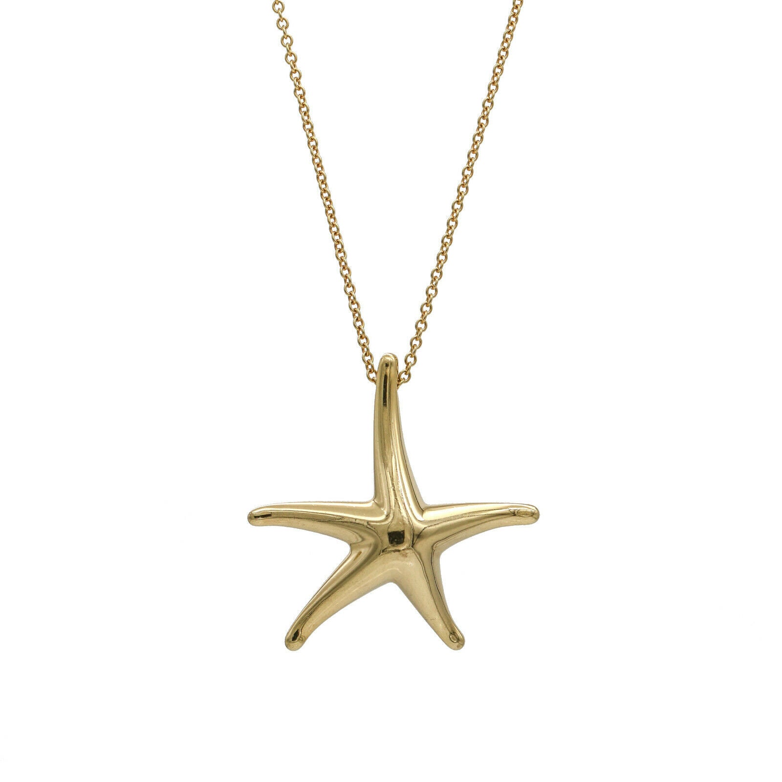Tiffany & Co. Elsa Peretti Starfish Necklace in 18k Yellow Gold