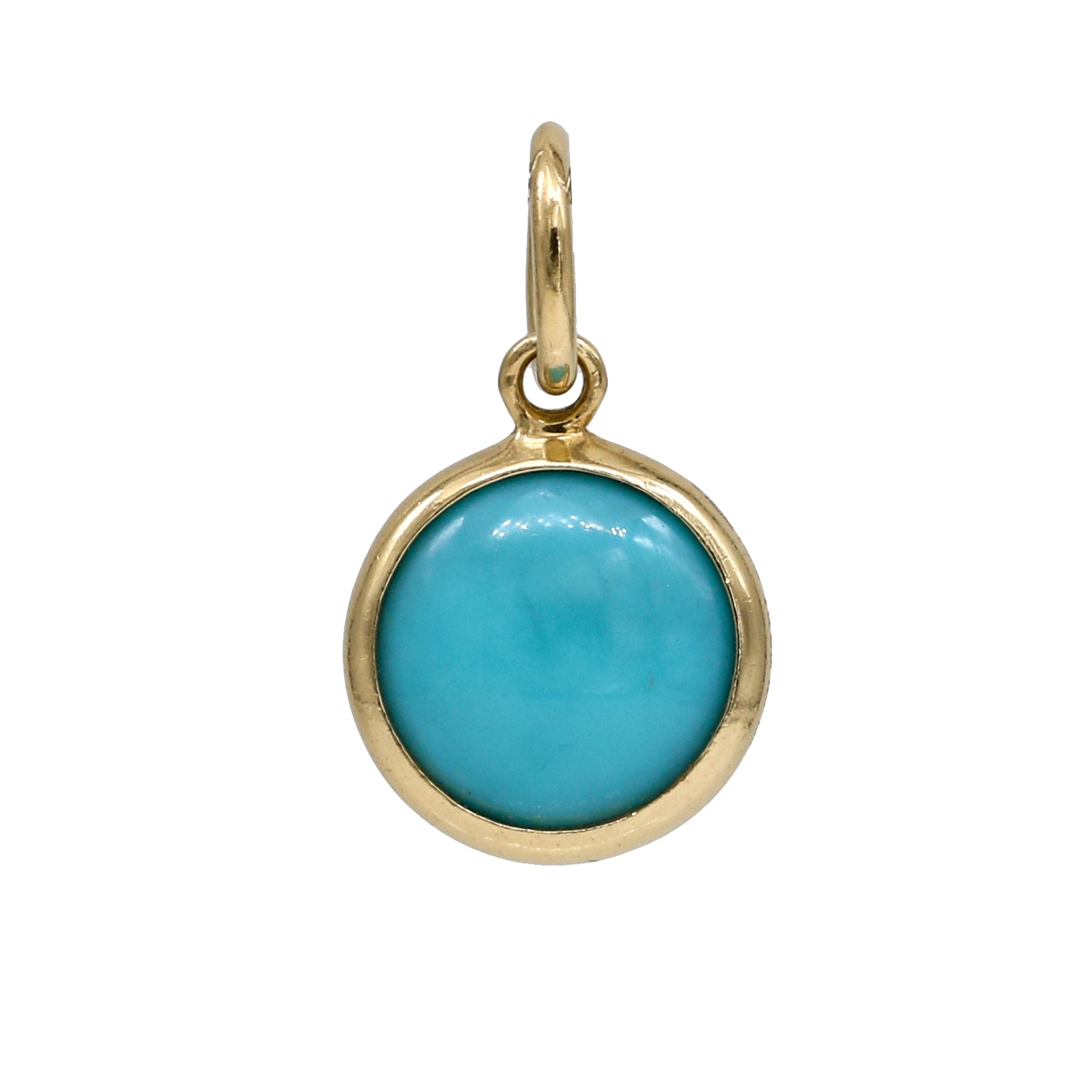 Tiffany & Co. Paloma Picasso Turquoise Dot Charm in 18k Yellow Gold