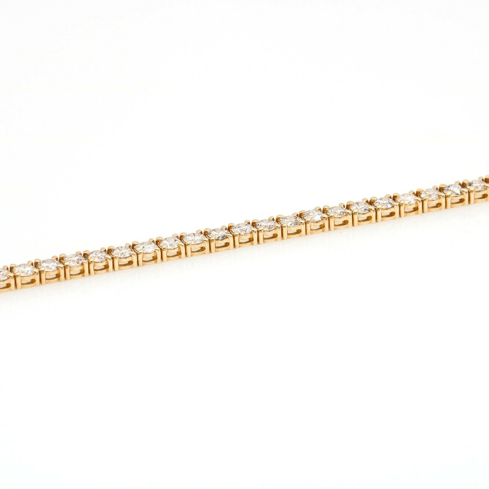 10.00 ct Diamond Tennis Bracelet in 14k Yellow Gold