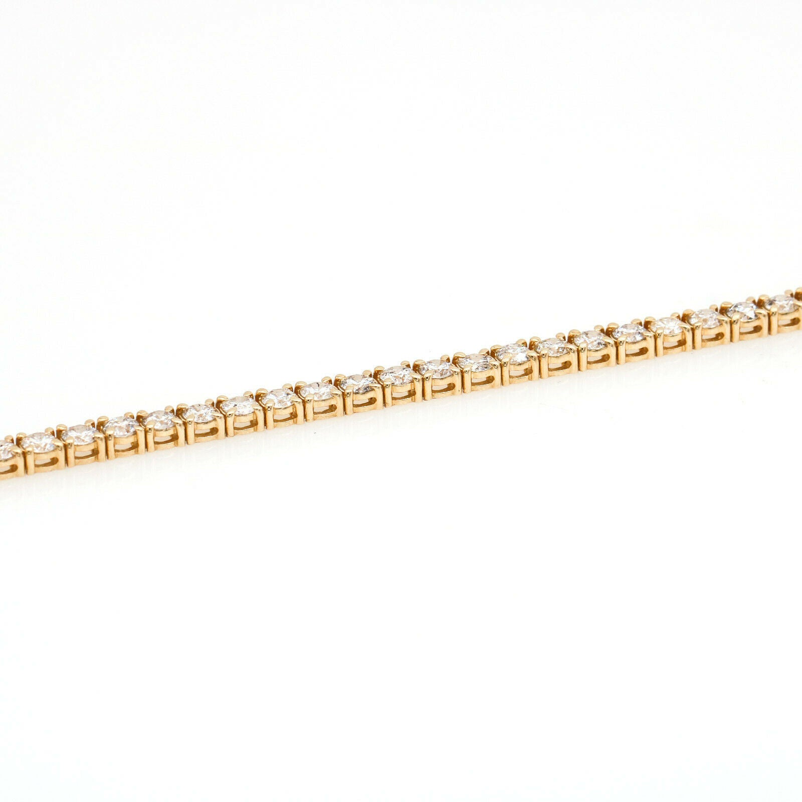 10.00 ct Diamond Tennis Bracelet in 14k Yellow Gold