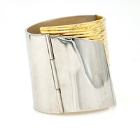 Louis Vuitton My Epi Wide Bangle Two Tone Cuff Bracelet