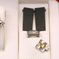 Ladies Cartier Roadster Two-Tone Stainless Steel 18k Gold Watch with Box & Strap