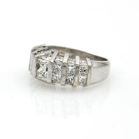 Mayor's 3.35 ct Diamond Anniversary Band Ring in 18k White Gold