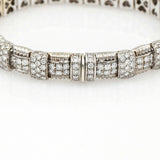 Roberto Coin Pave Diamond 1-Row Appassionata Bracelet in 18k White Gold