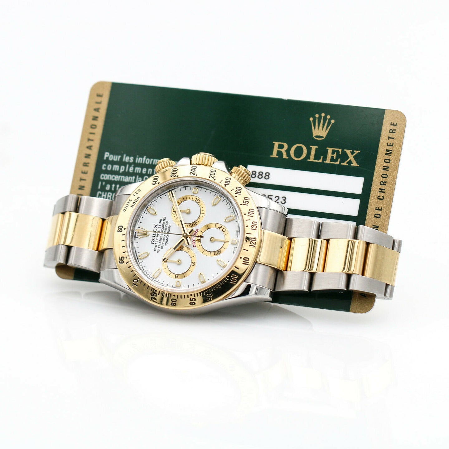 Rolex Cosmograph Daytona White Dial Men's Watch 116523