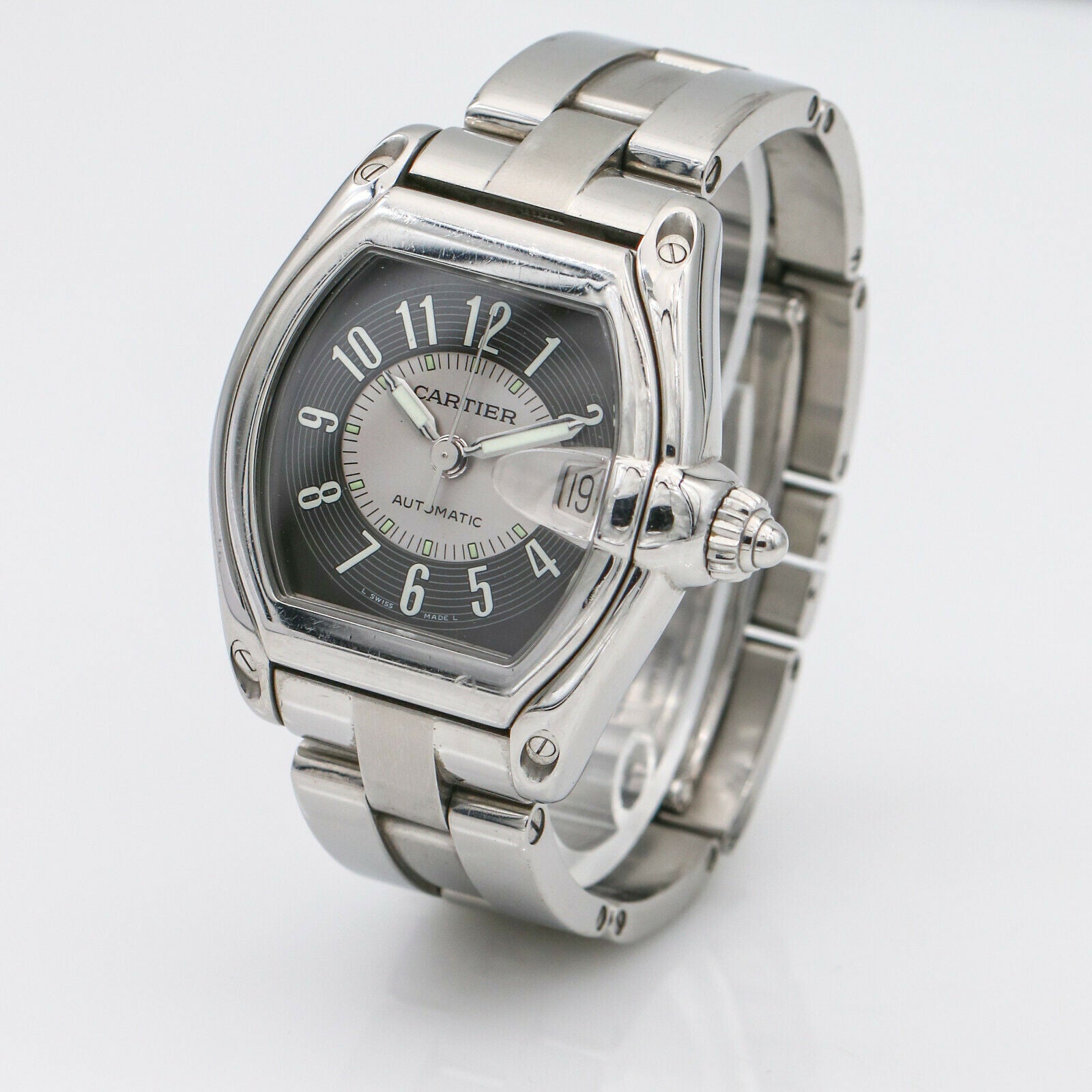 Cartier Roadster Date Stainless Steel Automatic Men's Watch 2510