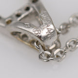 Initial Letter A Diamond Pendant Necklace in 14k White Gold (.40 tcw)