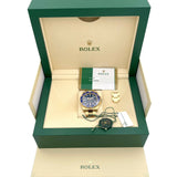 2019 Men's Rolex Submariner Date 18k Yellow Gold 116618LB