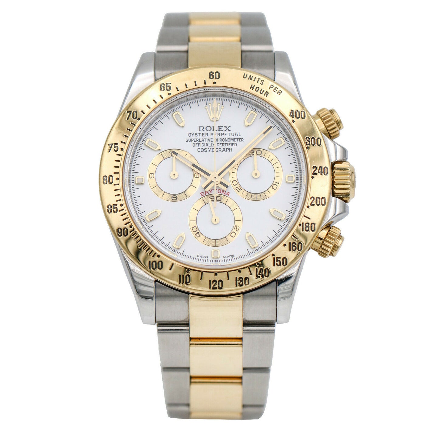 Rolex Cosmograph Daytona White Dial Men's Watch 116523
