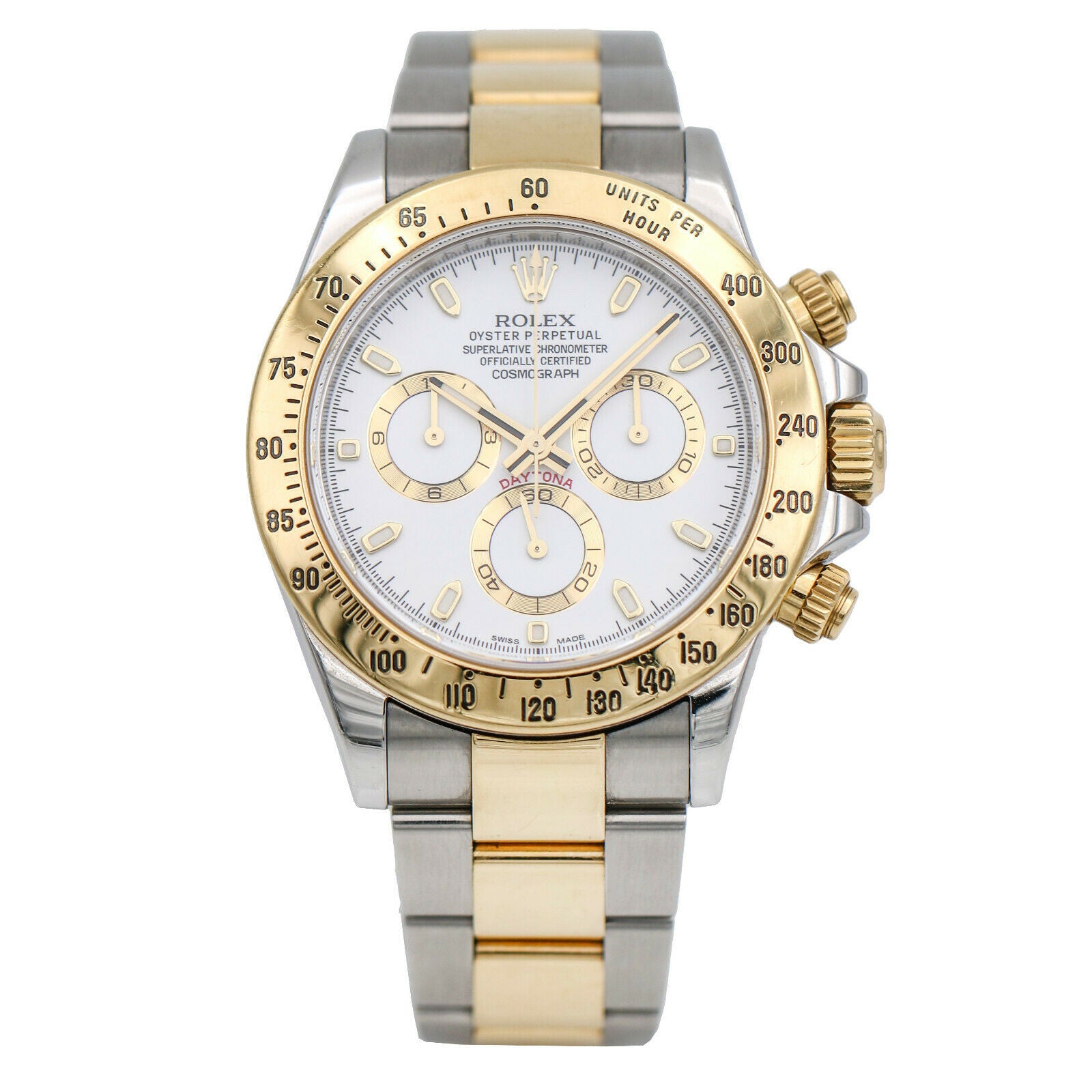 Rolex Cosmograph Daytona White Dial Men's Watch 116523
