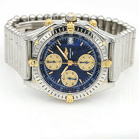 Breitling Chronomat Rouleaux B13060 Blue Dial Men's Watch with Bullet Bracelet