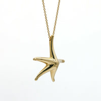 Tiffany & Co. Elsa Peretti Starfish Necklace in 18k Yellow Gold