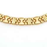 Women's Italian Made Statement Link Chain Necklace in 14k Yellow Gold