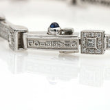 Philippe Charriol Diamond Flamme Blanche Link Bracelet 18k White Gold