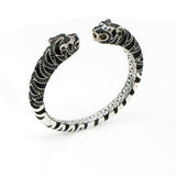 John Hardy Legends Macan Tiger Lava Kick Cuff Bracelet Sterling Silver