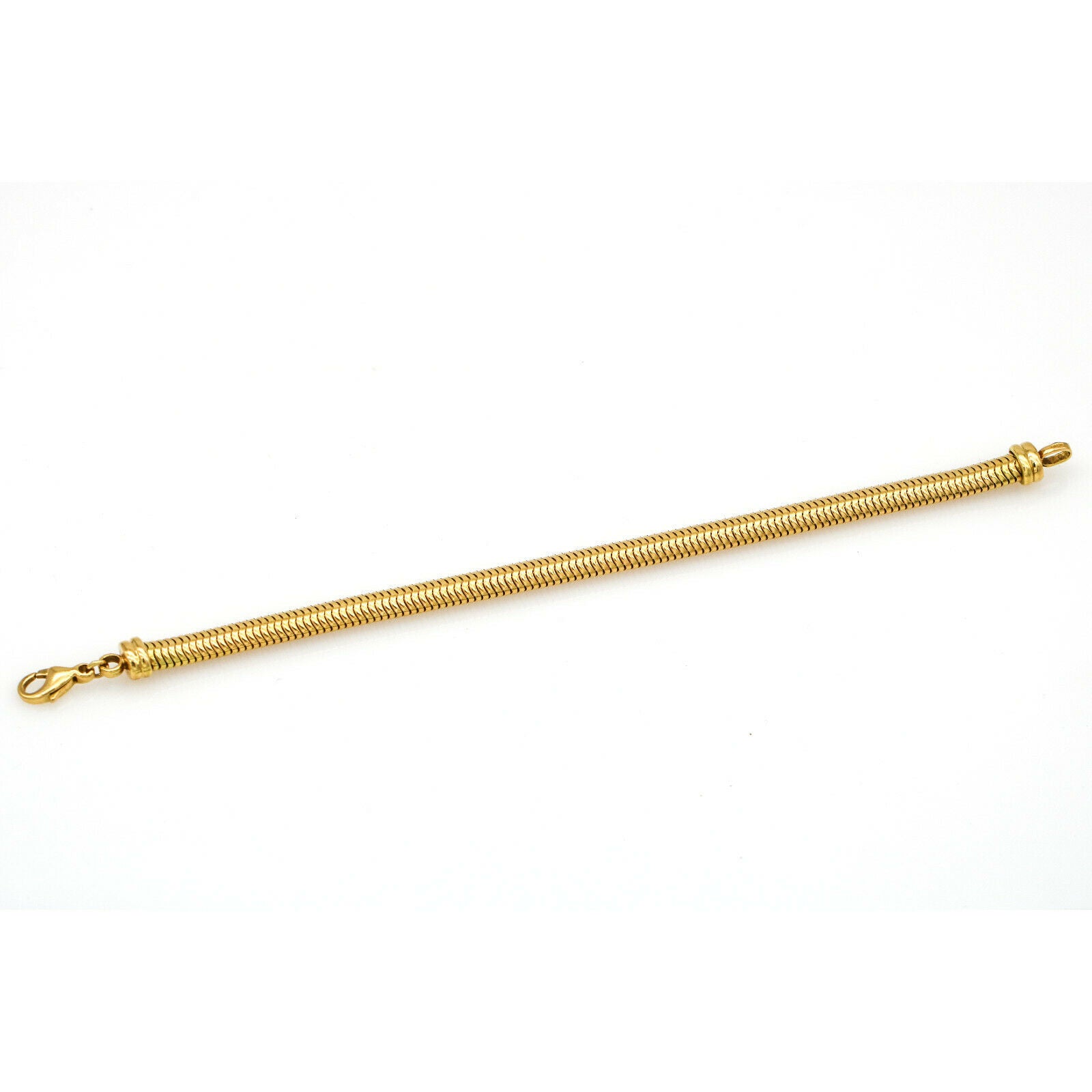 Women's Snake Link Bracelet in 18k Yellow Gold German Made
