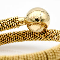Van Cleef & Arpels Couscous Wrap Coiled Wristwatch in 18k Yellow Gold