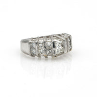 Mayor's 3.35 ct Diamond Anniversary Band Ring in 18k White Gold