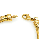 Women's Snake Link Bracelet in 18k Yellow Gold German Made
