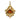 Cupid Etruscan Charm Pendant with Gemstones in 18k Yellow Gold
